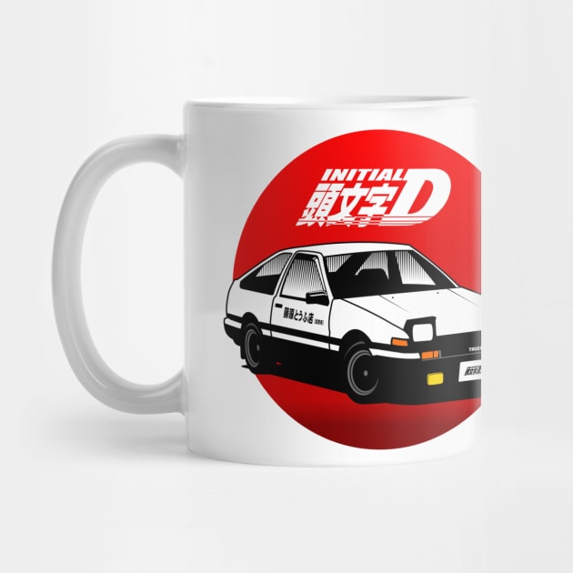 Toyota Trueno AE-86 Intial D by grphc_dsg21